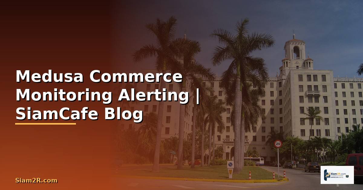 Medusa Commerce Monitoring และ Alerting