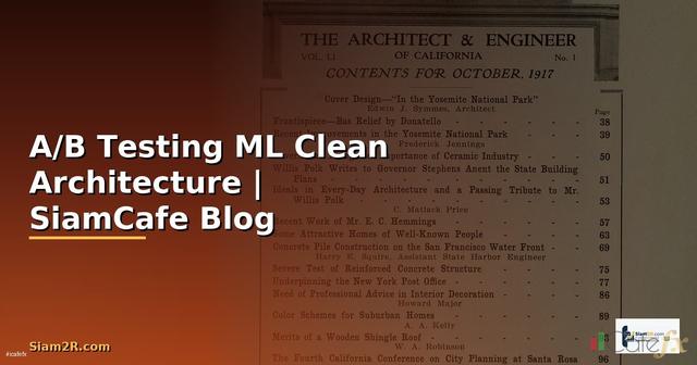 A/B Testing ML Clean Architecture