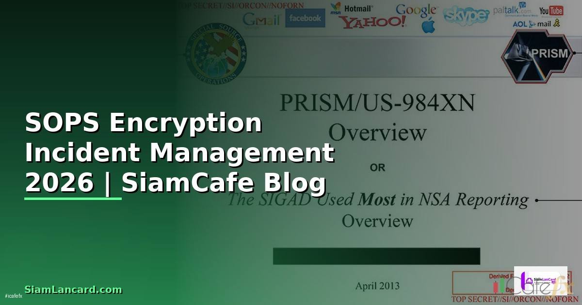 SOPS Encryption Incident Management