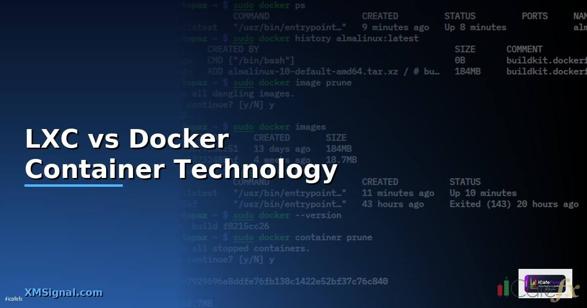 LXC vs Docker เลือก Container Technology อะไรดี