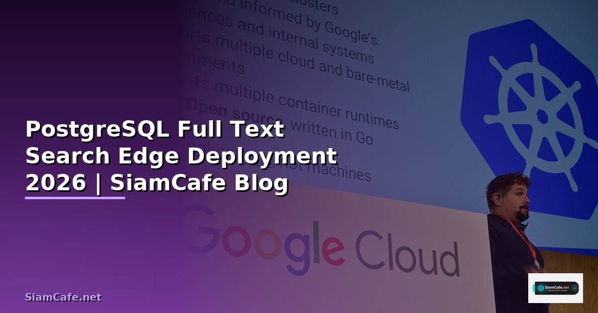 PostgreSQL Full Text Search Edge Deployment