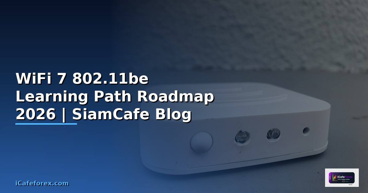 WiFi 7 802.11be Learning Path Roadmap