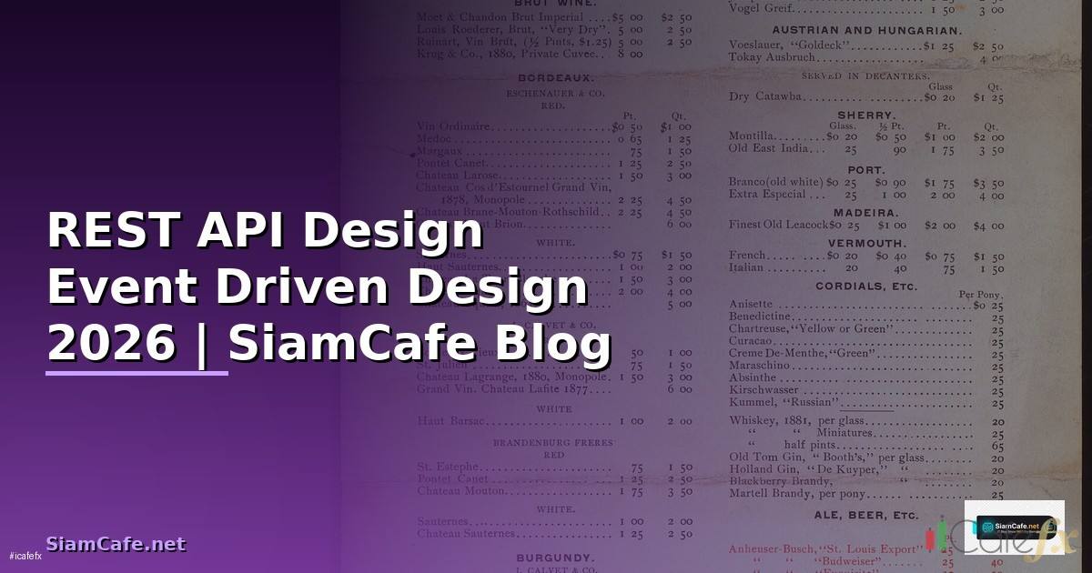 REST API Design Event Driven Design