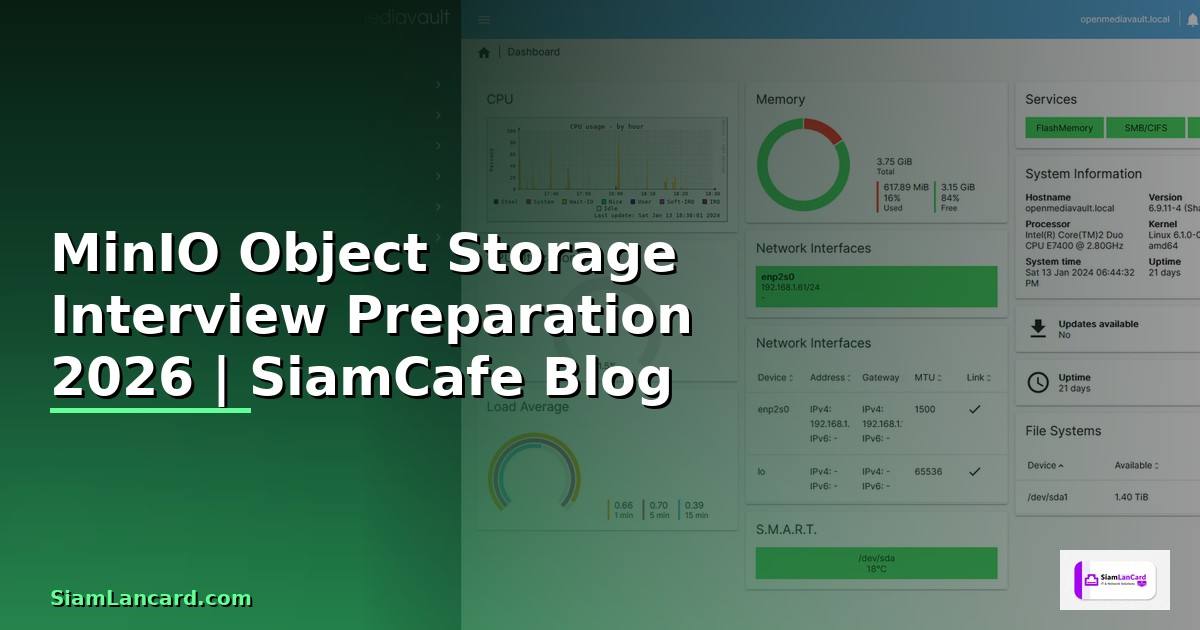 MinIO Object Storage Interview Preparation