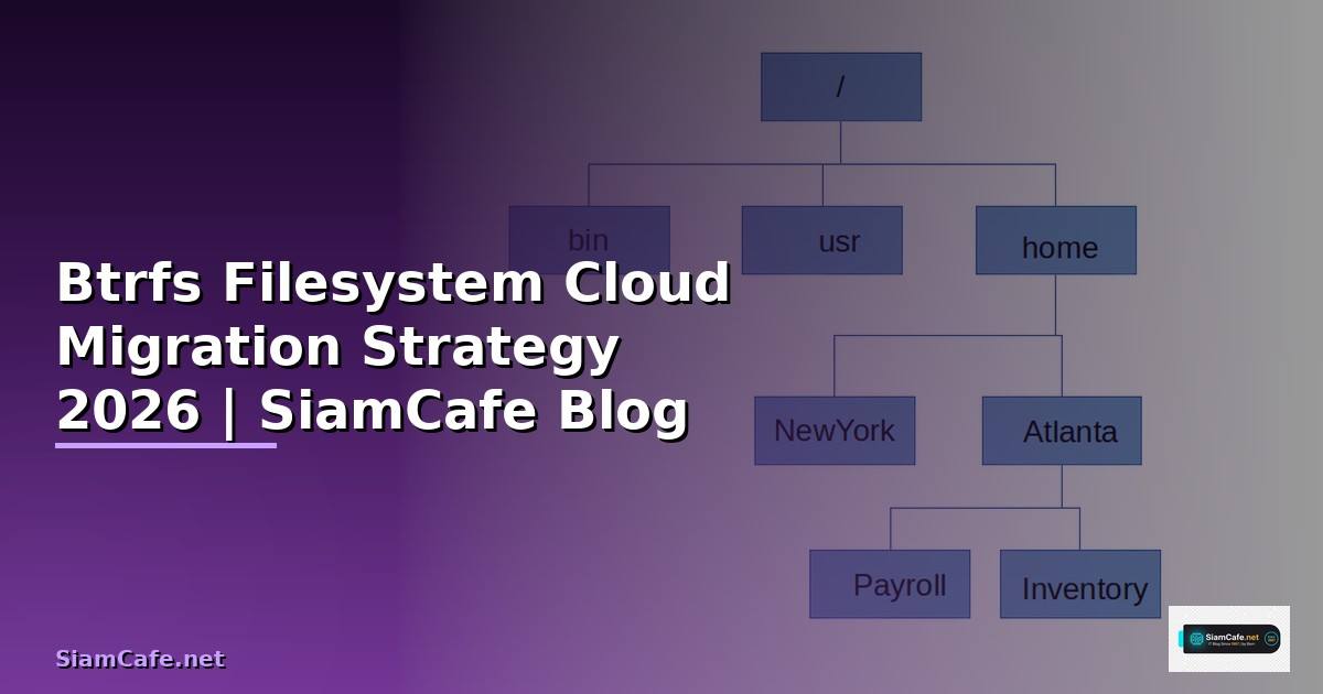 Btrfs Filesystem Cloud Migration Strategy