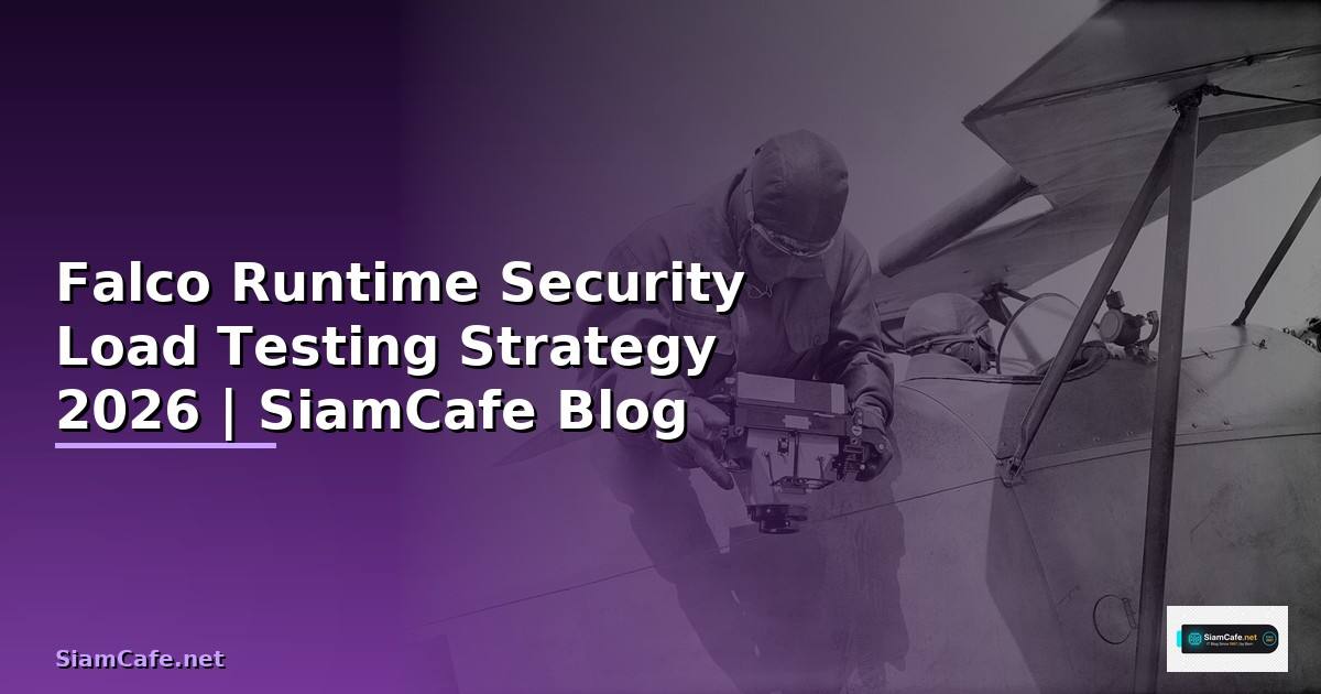 Falco Runtime Security Load Testing Strategy