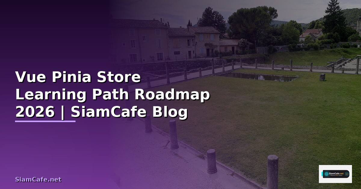 Vue Pinia Store Learning Path Roadmap