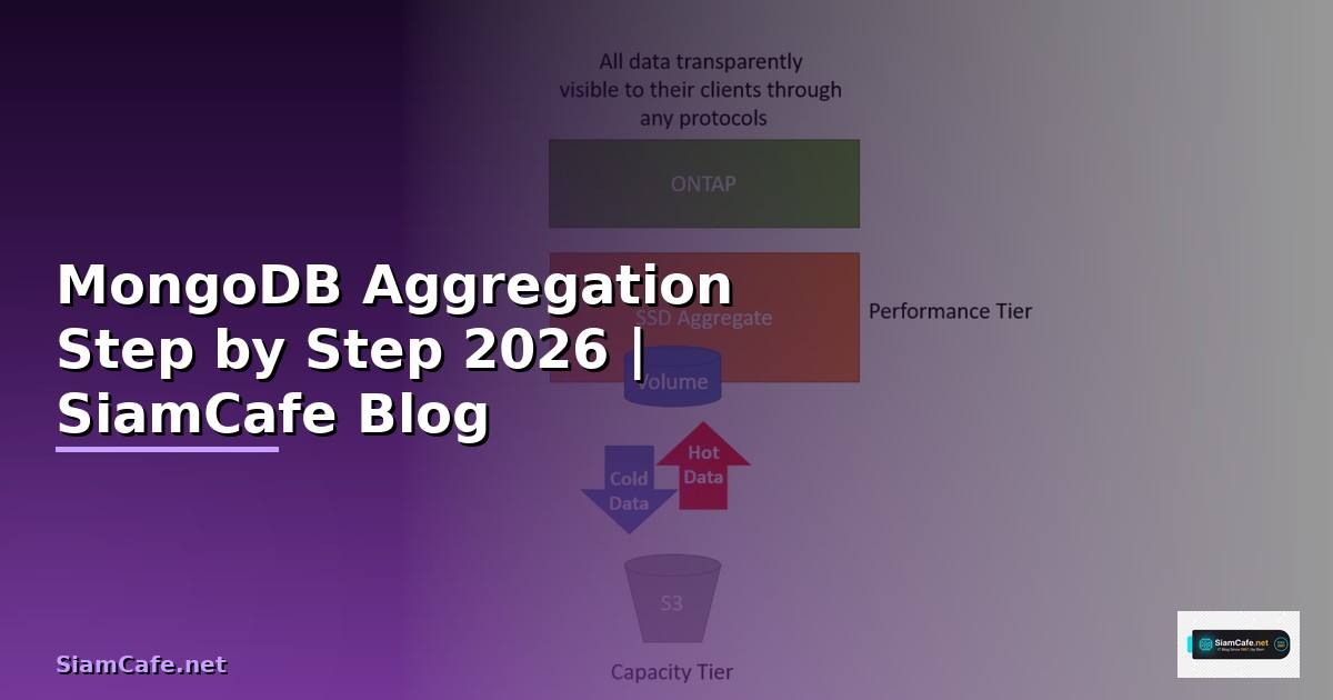 MongoDB Aggregation สำหรับมือใหม่ Step by Step