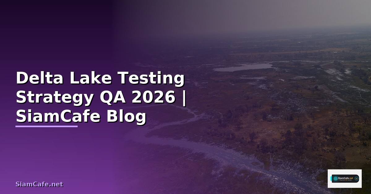 Delta Lake Testing Strategy QA