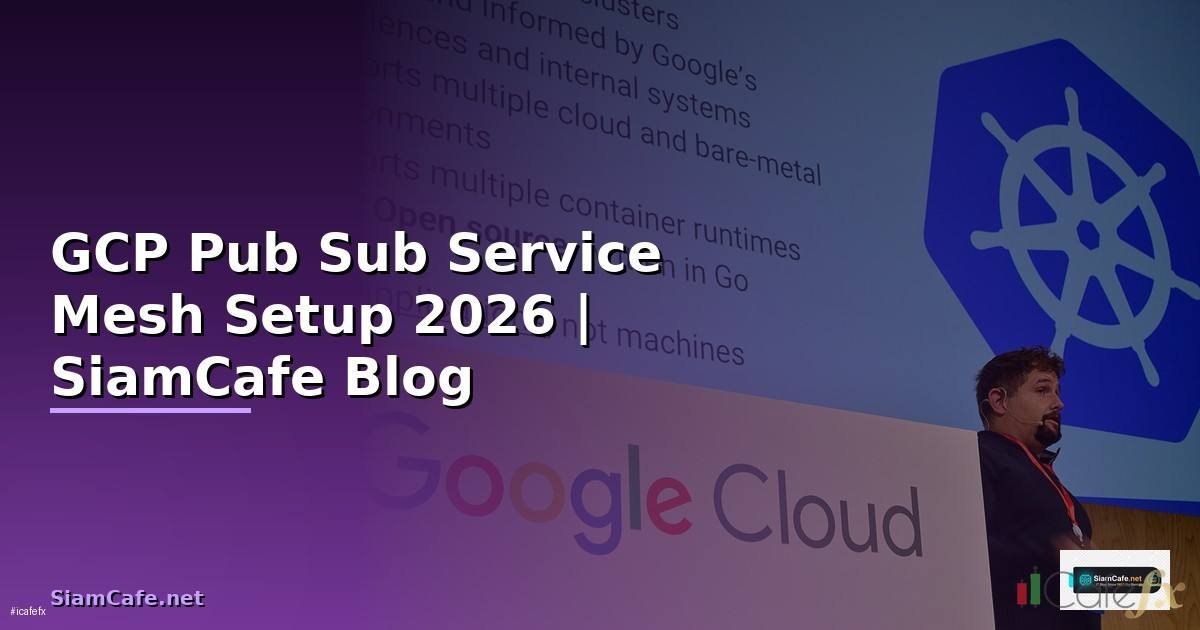 GCP Pub Sub Service Mesh Setup
