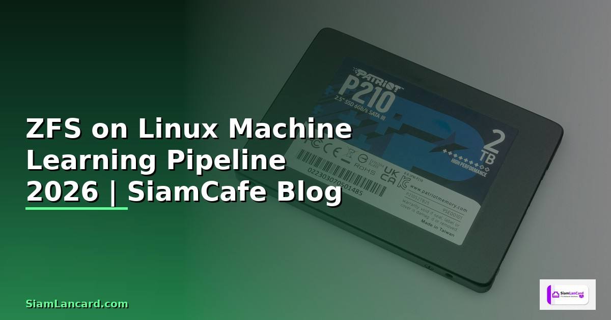 ZFS on Linux Machine Learning Pipeline