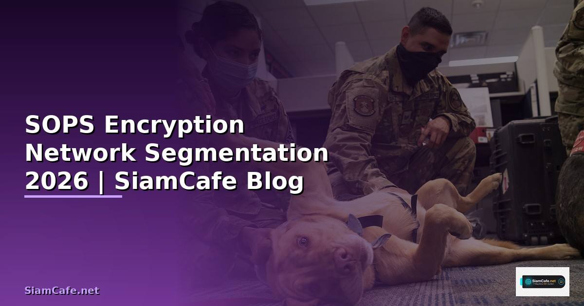 SOPS Encryption Network Segmentation