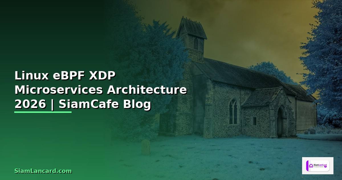Linux eBPF XDP Microservices Architecture