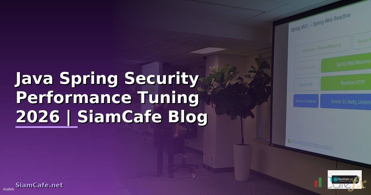 Java Spring Security Performance Tuning