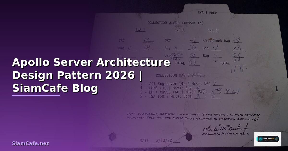 Apollo Server Architecture Design Pattern
