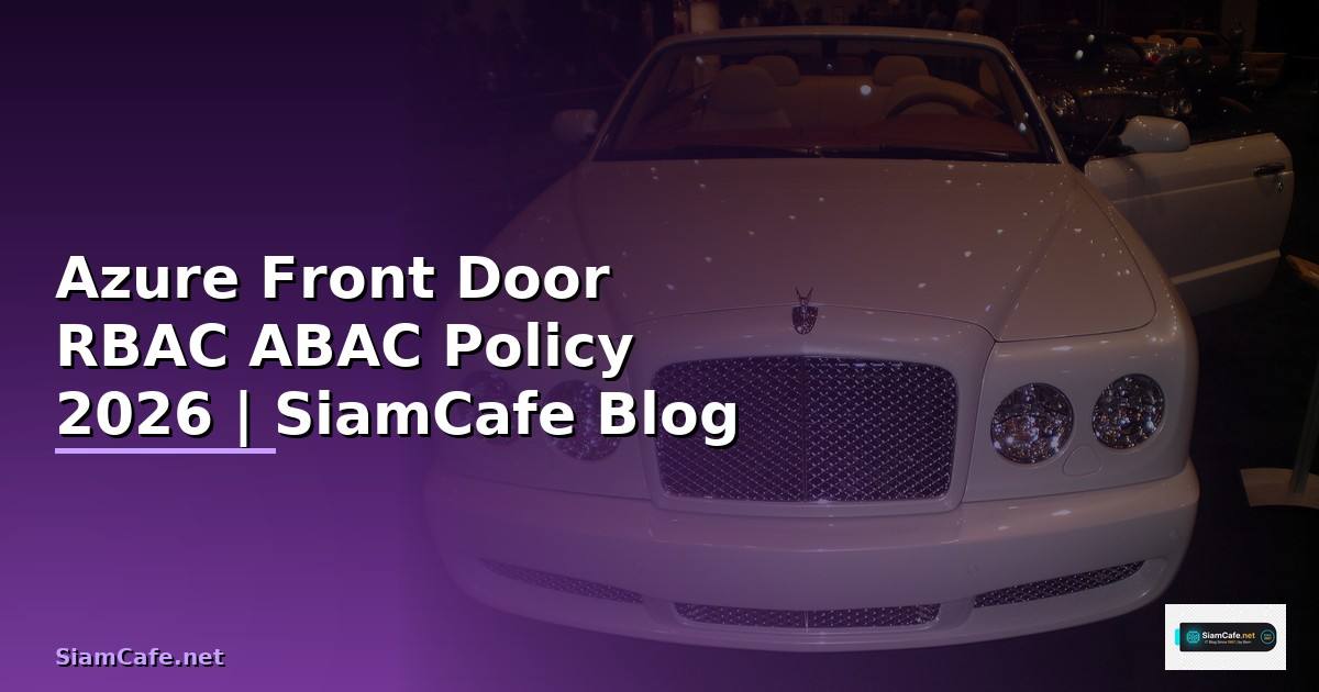 Azure Front Door RBAC ABAC Policy