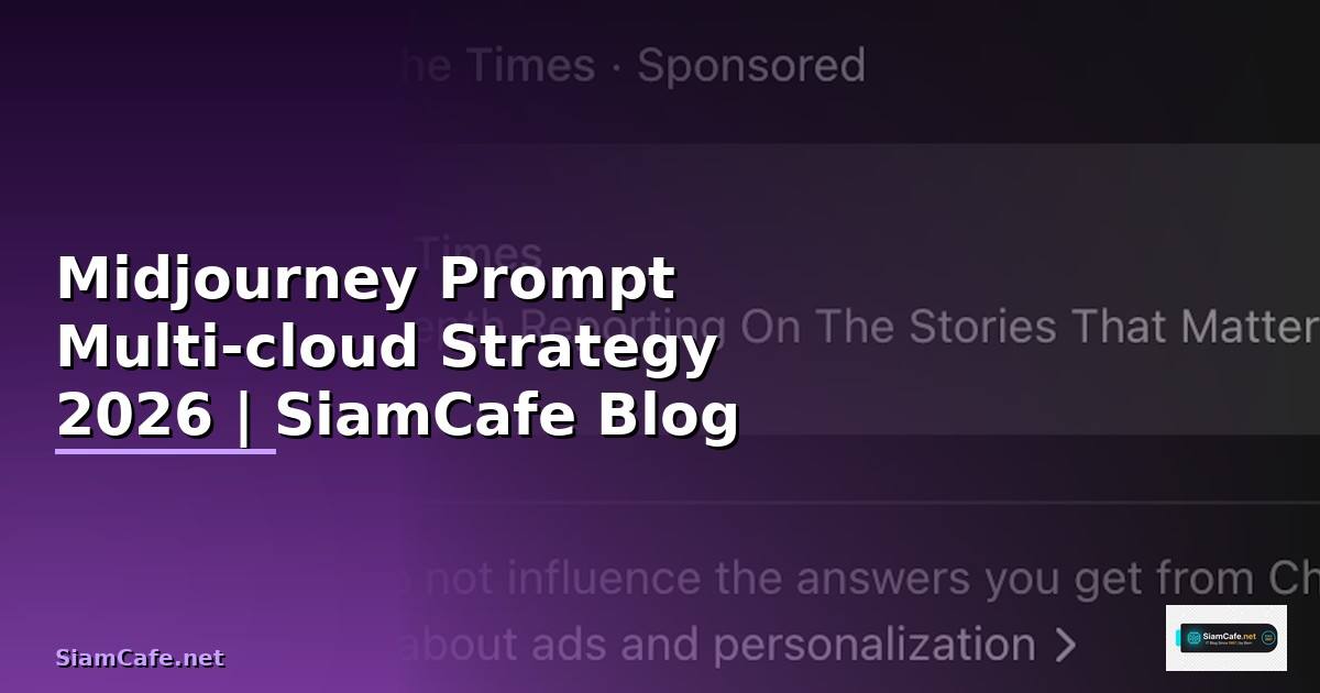 Midjourney Prompt Multi-cloud Strategy