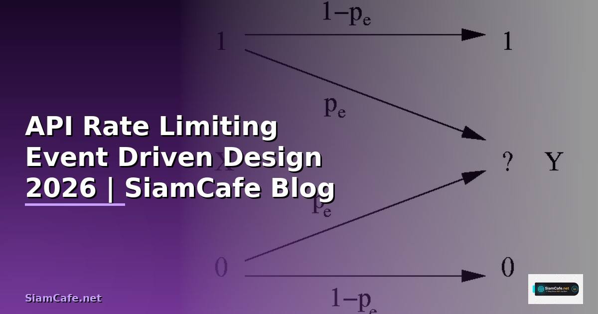 API Rate Limiting Event Driven Design