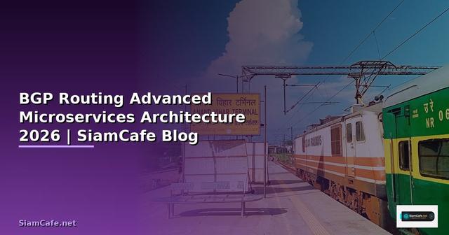BGP Routing Advanced Microservices Architecture