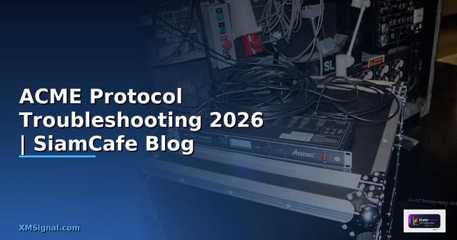ACME Protocol Troubleshooting แก้ปัญหา