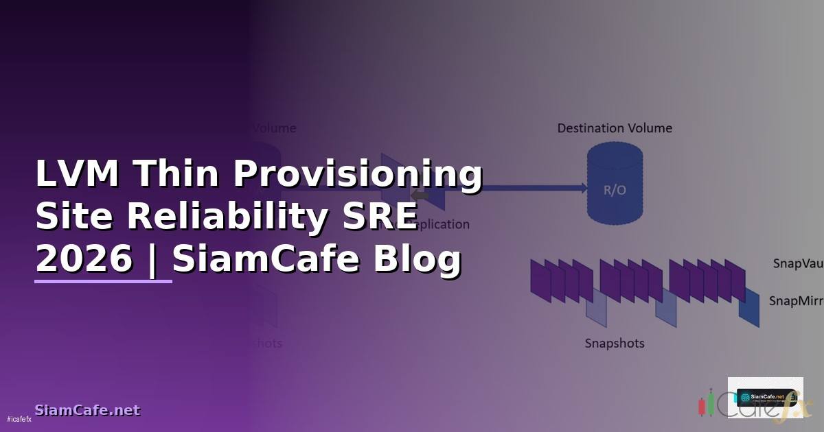 LVM Thin Provisioning Site Reliability SRE