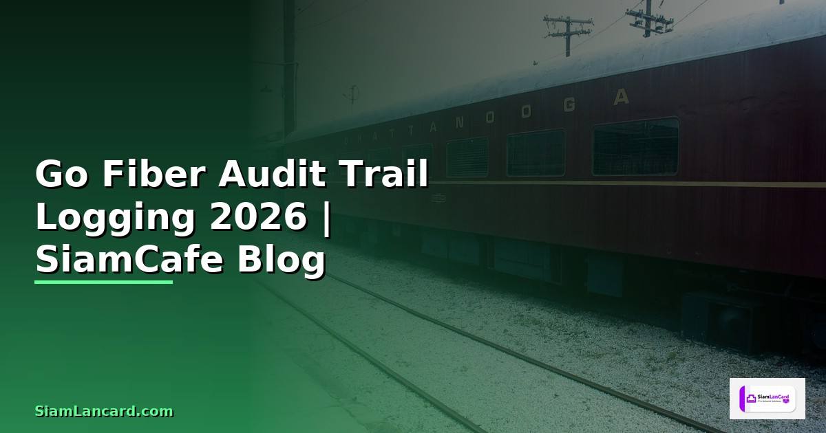 Go Fiber Audit Trail Logging
