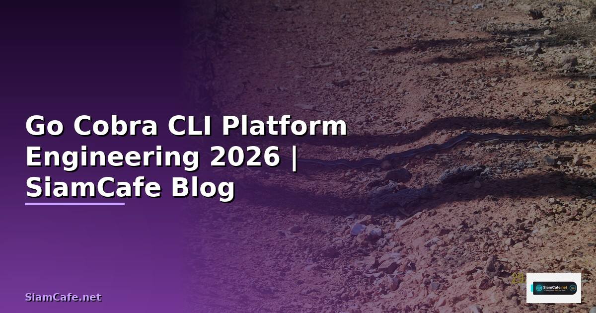 Go Cobra CLI Platform Engineering
