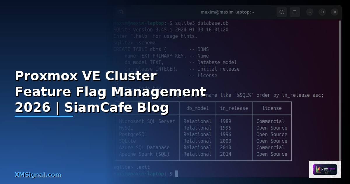 Proxmox VE Cluster Feature Flag Management