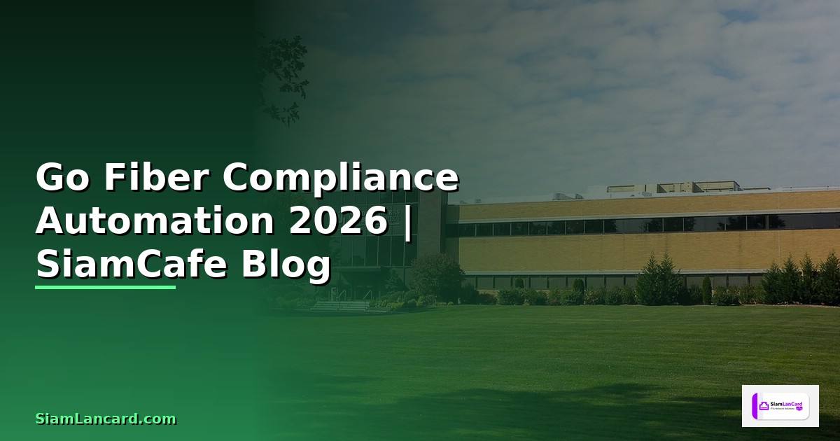 Go Fiber Compliance Automation