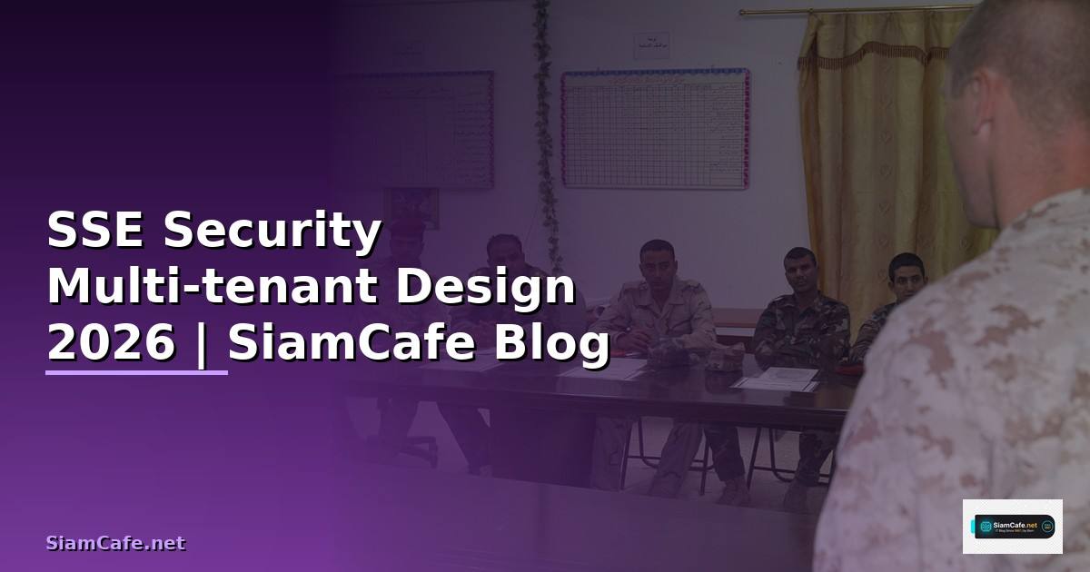 SSE Security Multi-tenant Design