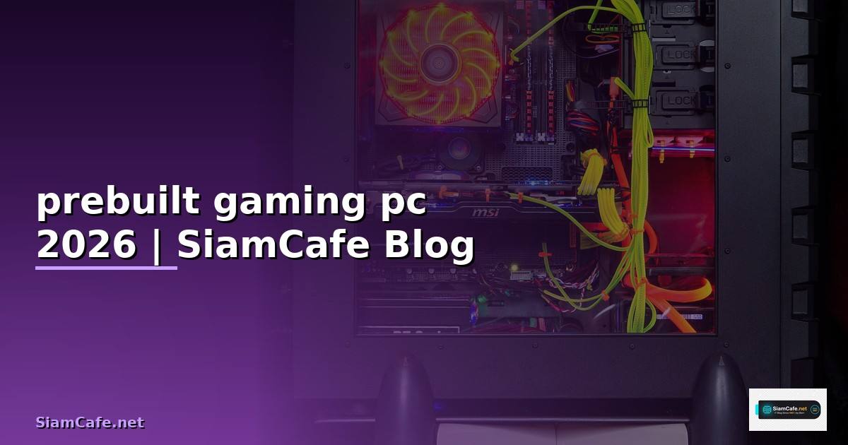 prebuilt gaming pc — ข้อมูลครบถ้วน 2026