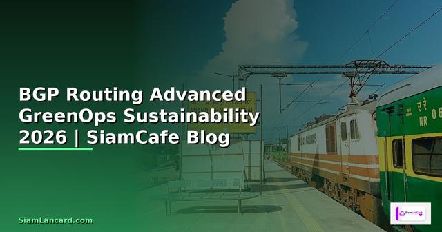 BGP Routing Advanced GreenOps Sustainability