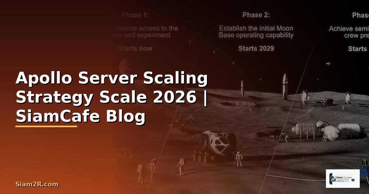 Apollo Server Scaling Strategy วิธี Scale — คู่มือฉบับสมบูรณ์ 2026