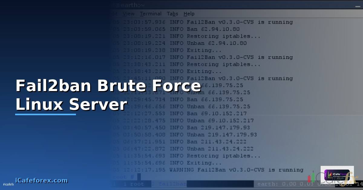 Fail2ban ป้องกัน Brute Force บน Linux Server