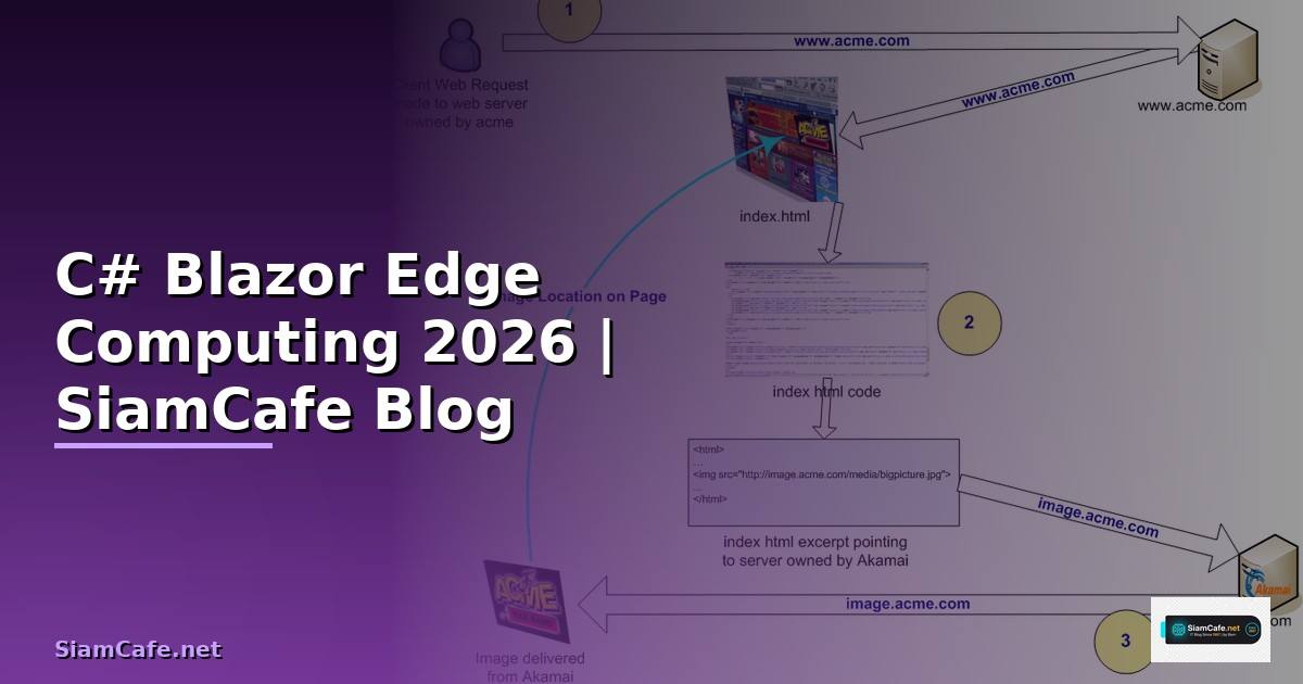 C# Blazor Edge Computing
