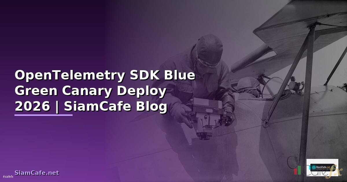 OpenTelemetry SDK Blue Green Canary Deploy