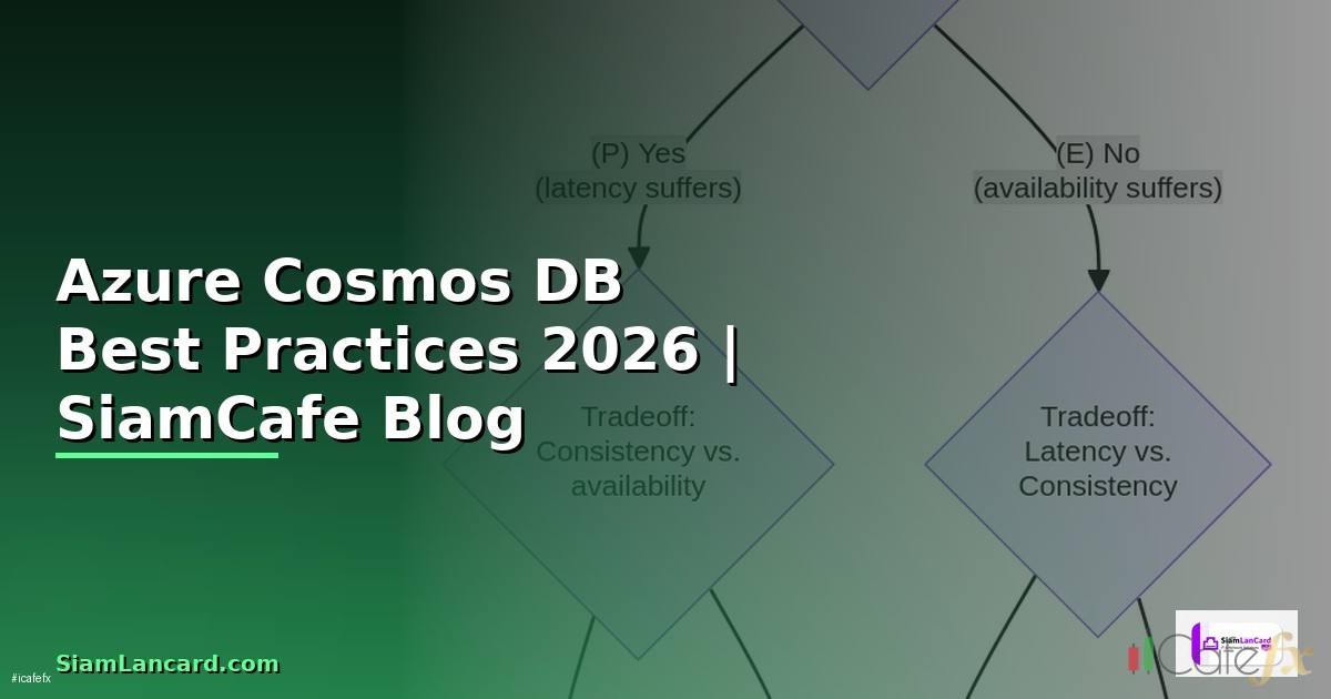 Azure Cosmos DB Best Practices ที่ต้องรู้