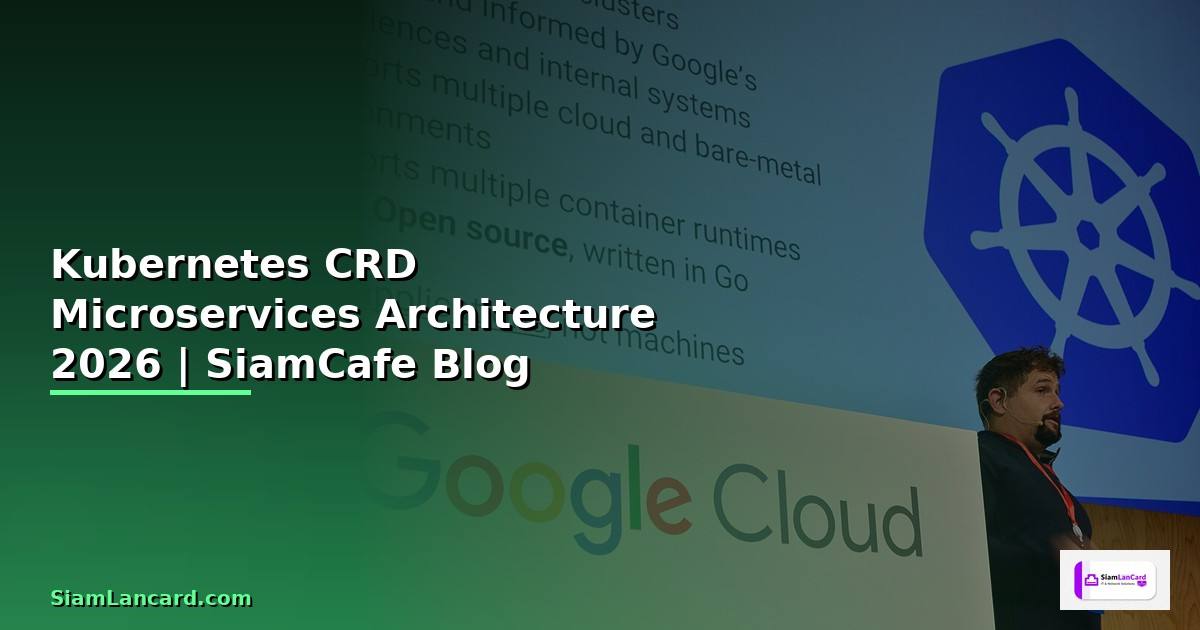 Kubernetes CRD Microservices Architecture