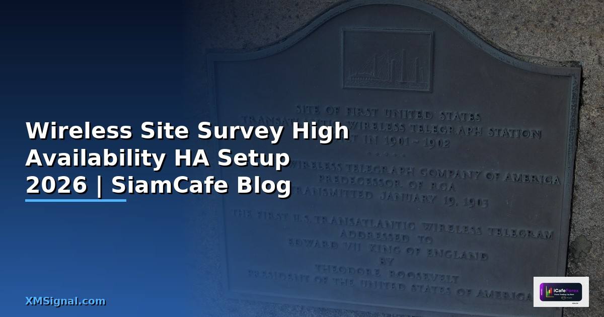 Wireless Site Survey High Availability HA Setup