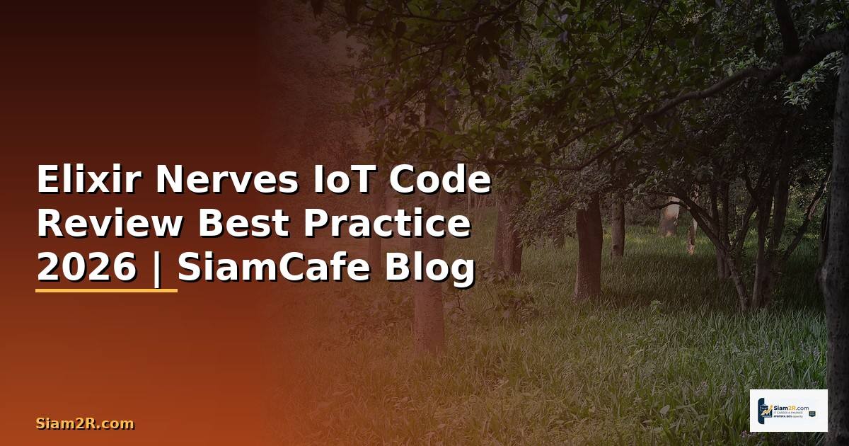 Elixir Nerves IoT Code Review Best Practice