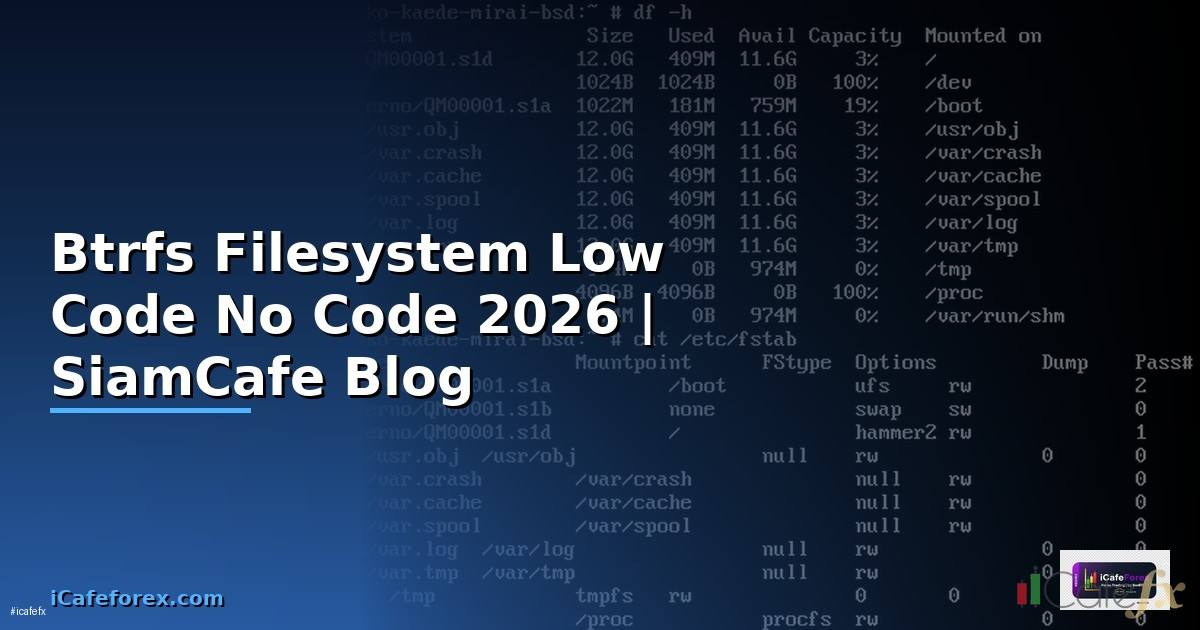Btrfs Filesystem Low Code No Code