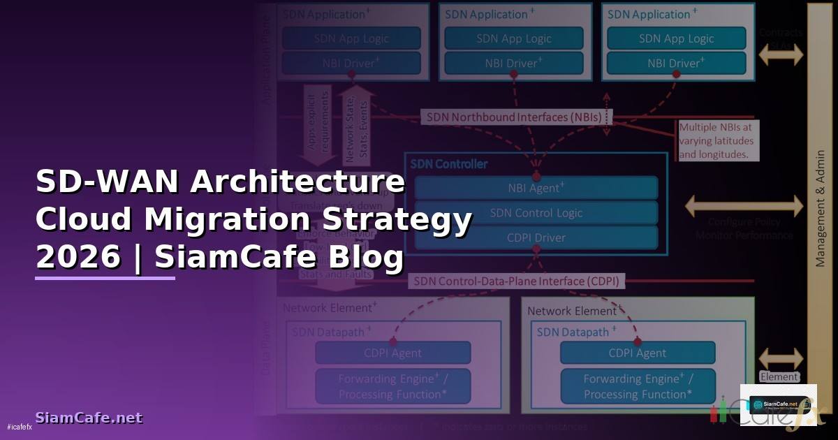 SD-WAN Architecture Cloud Migration Strategy