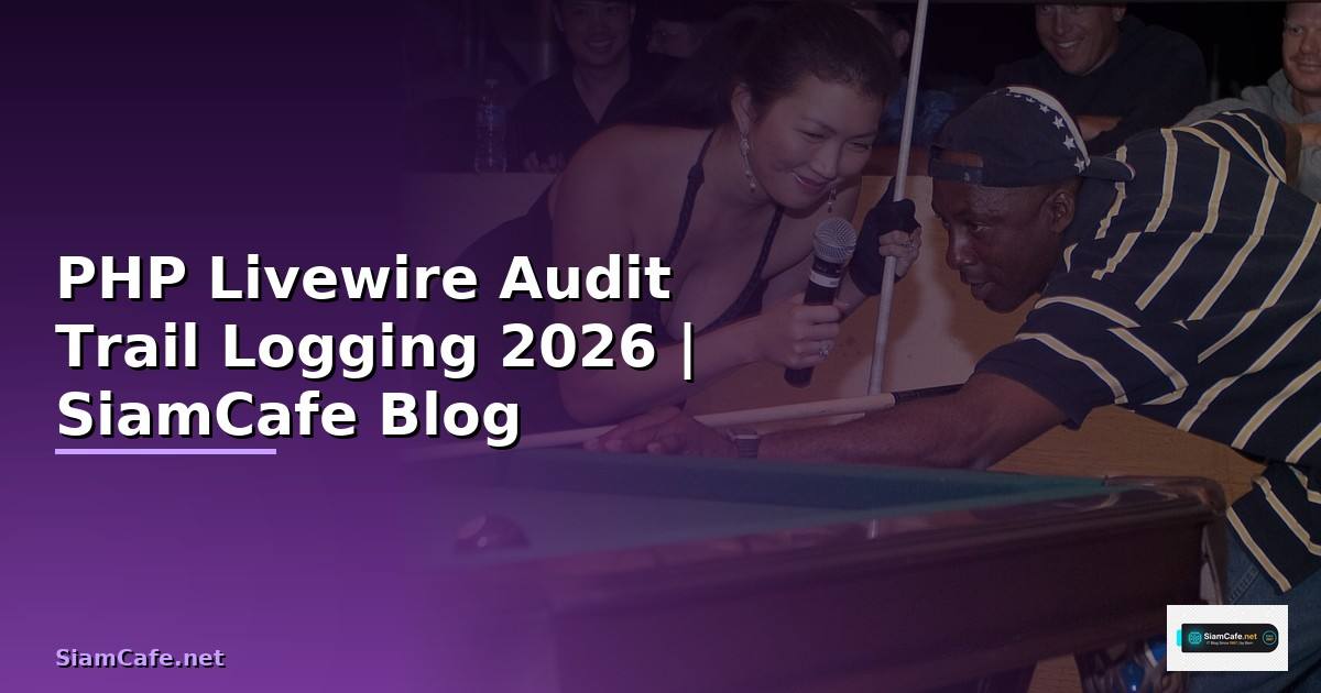 PHP Livewire Audit Trail Logging
