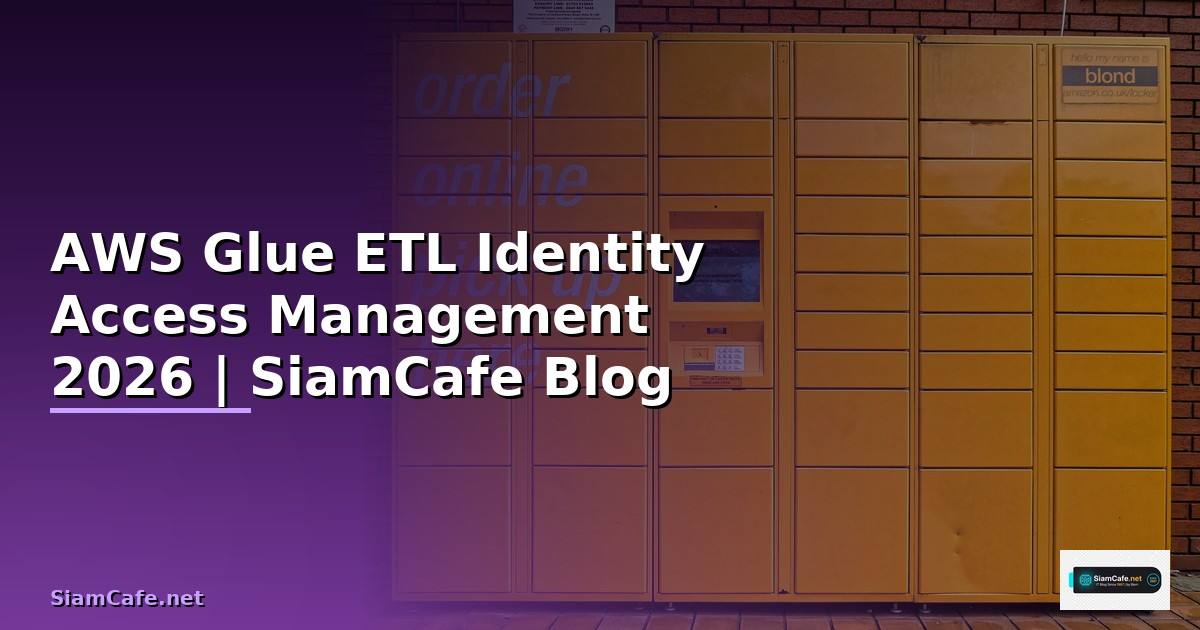 AWS Glue ETL Identity Access Management