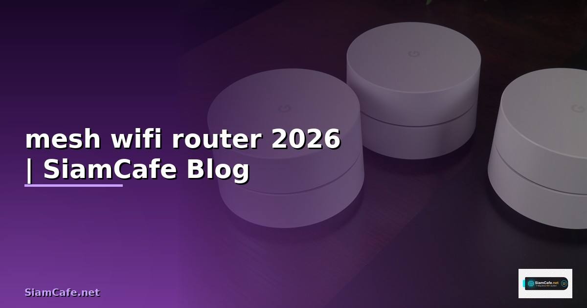 mesh wifi router คือ