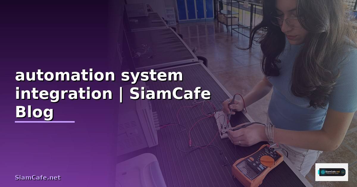 automation system integration คือ