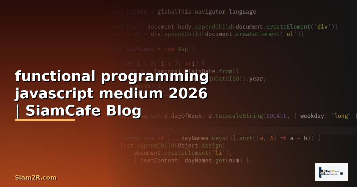 functional programming javascript medium
