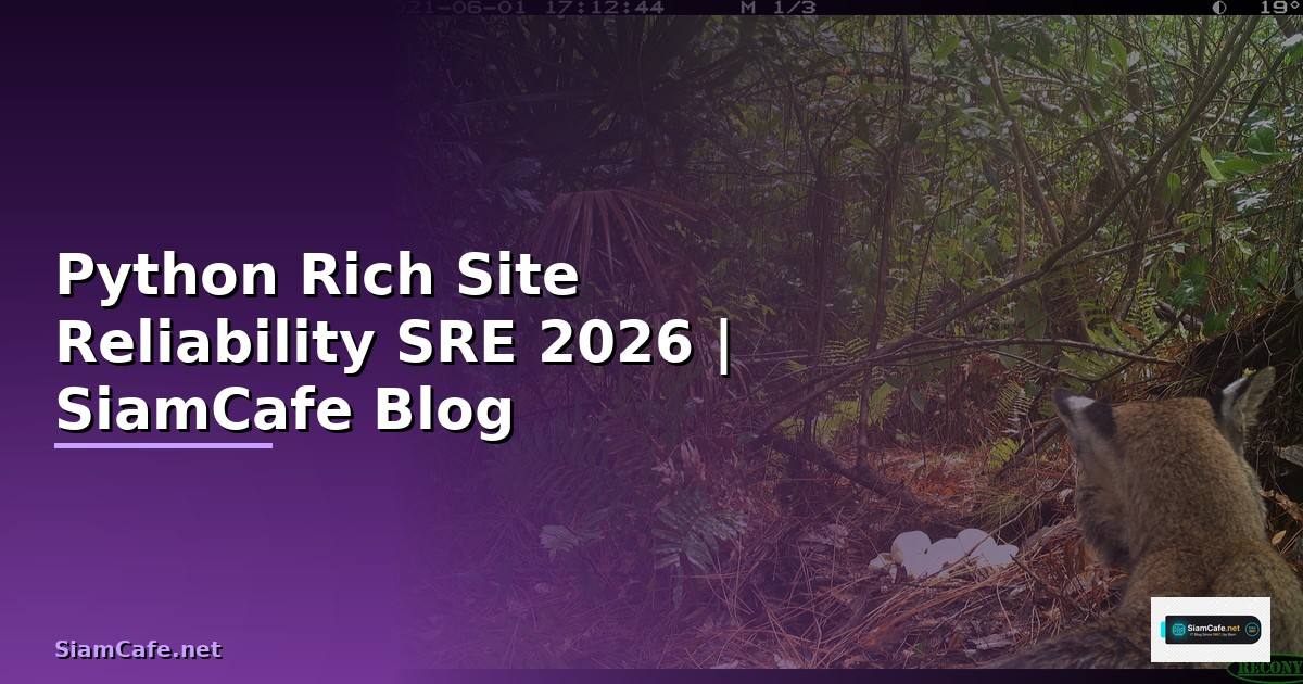 Python Rich Site Reliability SRE
