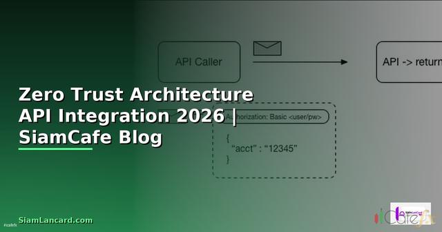 Zero Trust Architecture API Integration