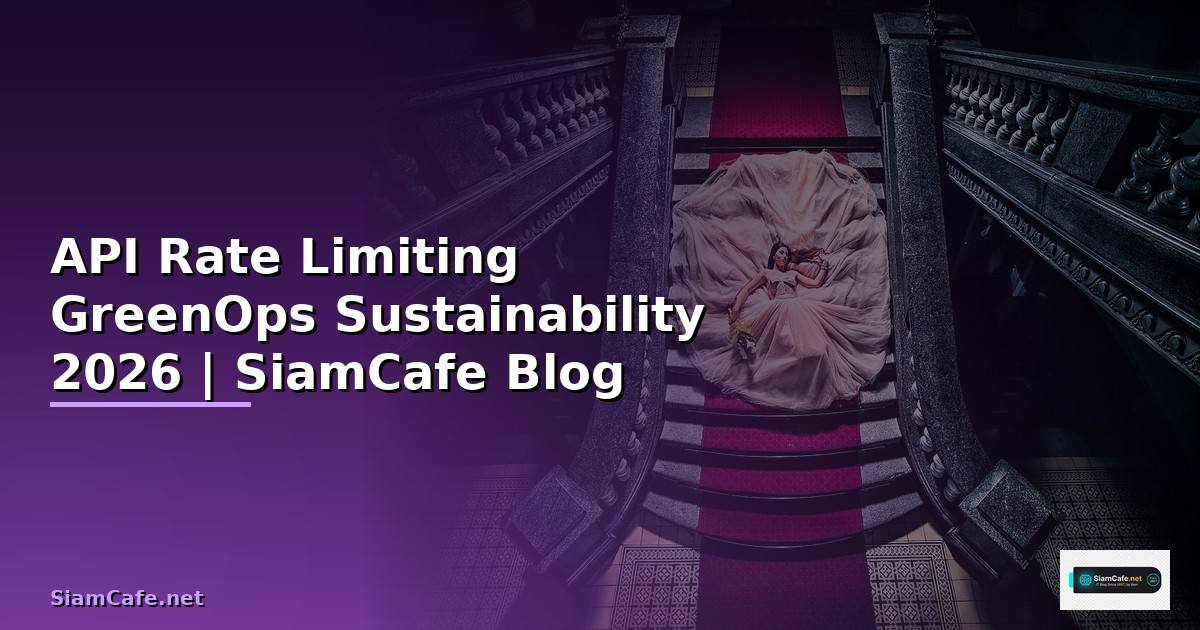 API Rate Limiting GreenOps Sustainability